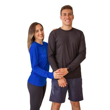 Imagem de Kit 2 Camiseta UV FPU 50+ Camisa Proteção Solar Permanente Manga Longa Segunda Pele Praia Piscina-Unissex
