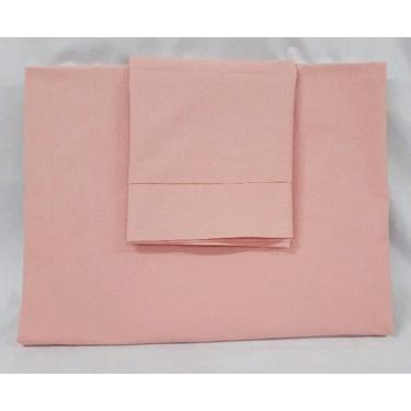 Imagem de Lençol Solteiro King Size 2 Peças - Lu Enxovais, Rosê