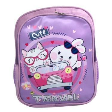 Imagem de Mochila pequena infantil diversas estampas - Tppasta, Coelho, Gato