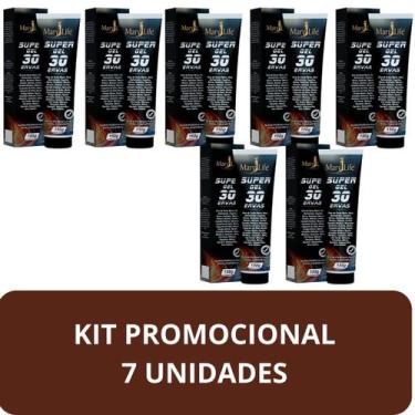 Imagem de Super Gel Desodorante Massageador Mary Life 30 Ervas Bisnaga 150g Kit 