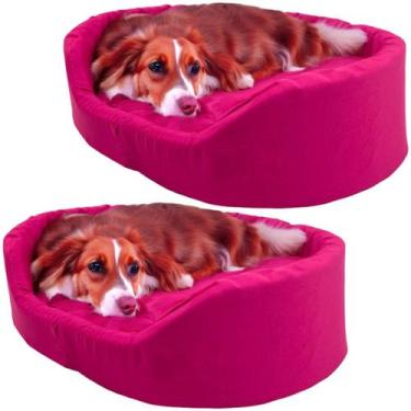 Imagem de 2x Cama Europa Pet Grande para Cachorros Gatos com Almofada - Supri Pe