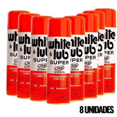 Imagem de Desengripante Spray 300 ML 8 Unidades WHITE LUB - White Lube