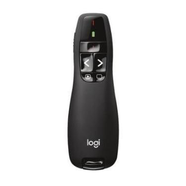 Imagem de Apresentador sem fio Logitech R400 com Laser Pointer Vermelho,Conexão USB e Pilha Inclusa-910-001354-Unissex