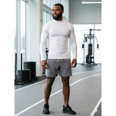 Imagem de Blusa Masculina Térmica Gola Redonda Peluciada Quentinha