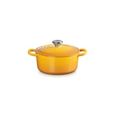 Imagem de PANELA REDONDA LE CREUSET SIGNATURE FERRO FUNDIDO ESMALTADO 18CM AMARELO NECTAR 2117718...