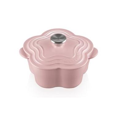 Imagem de PANELA LE CREUSET FLOR TRADITION EM FERRO FUNDIDO 20CM SUGAR PINK 21034005014460