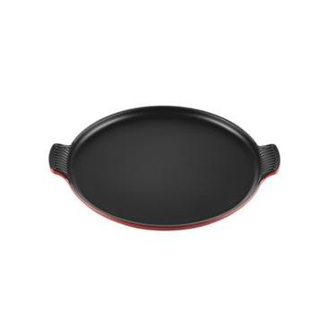 Imagem de GRELHA LE CREUSET TRADICIONAL REDONDA LISA EM FERRO FUNDIDO VERMELHO 32CM 20082320600460