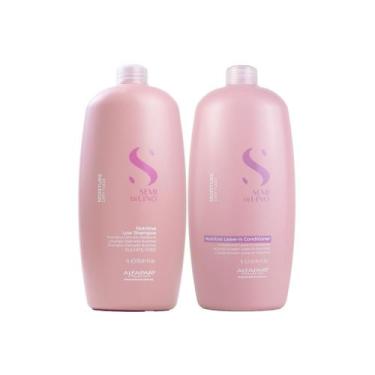 Imagem de Alfaparf Semi di Lino Nutritive Kit 2x1000ml Shampoo e Condicionador P