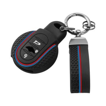 Imagem de Chaveiro De Silicone Para BMW MINI COOPER S ONE JCW, Capa De Chave Par