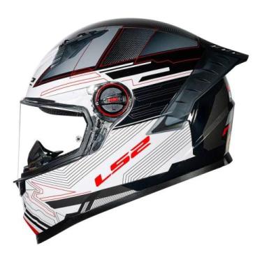 Imagem de Capacete LS2 FF358 Pro Digital, 54, Preto/Branco