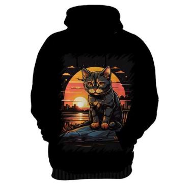 Imagem de Blusa de Frio Gatinho no Pôrdo Sol Sunset 12 - Kasubeck Store®, P