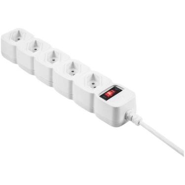 Imagem de Protetor Eletrônico 5 Tomadas EPE 205+ 3 Metros Branco Intelbras, Bivo