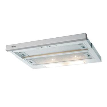 Imagem de Depurador e exaustor de embutir fischer slim 60 cm frontal inox 220v, 