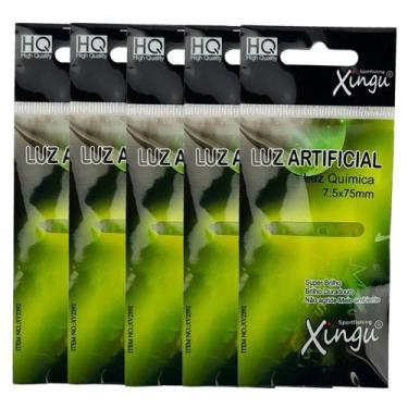 Imagem de Kit 5 Luminoso para Pesca. Luz Artificial para Pesca Noturna 7,5X75mm 