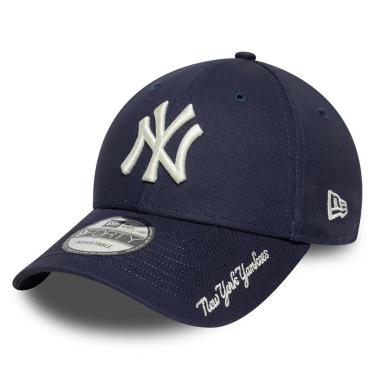 Imagem de Boné New Era 9FORTY New York Yankees Visor Script Marinho-Unissex