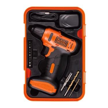 Imagem de Furadeira/Parafusadeira Black & Decker LD12SPBR 3/8" 12V VVR com 13 Acessórios Bivolt