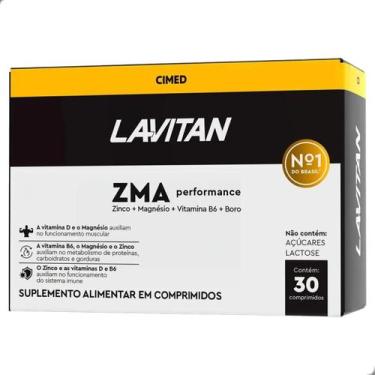 Imagem de ZMA Performance Zinco Magnesio B6 Boro 30 Comprimidos Lavitan, Natural