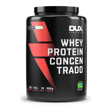 Imagem de Whey Protein Proteina Concentrado 900g Chocolate Branco Dux-Unissex