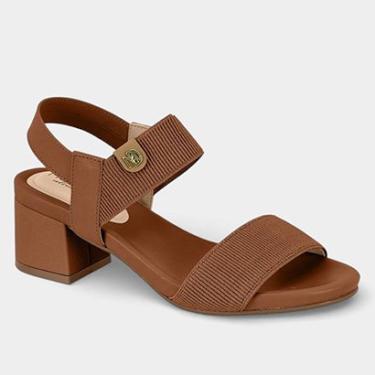 Imagem de Sandália Feminina Casual Dia a Dia Passeio Trabalho Ultra Conforto Salto Médio Modare 7...