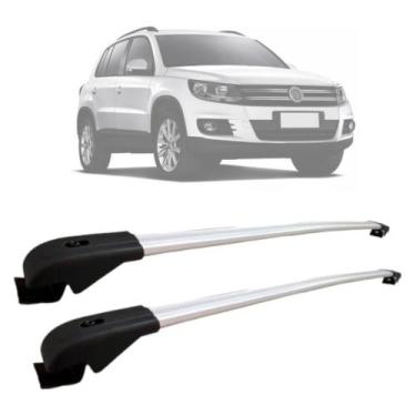Imagem de Rack De Teto Travessa Volkswagen Tiguan 2018 a 2022 Aluminio MN-166 Pr