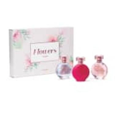 Imagem de Kit Desodorante Colônia Floratta Blue 30ml + Floratta Rose 30ml + Flor