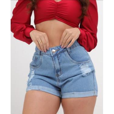 Imagem de Short  jeans  tamanho  38 ao 42 - Arco iris