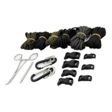 Imagem de Kit Paracord Pulseira Chaveiro De Sobrevivência Ntk Tatico - NTK Tátic