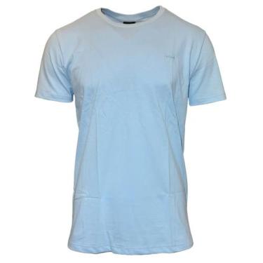 Imagem de Camiseta Masculina Básica Comfy Slim Colcci, Azul skey, GG