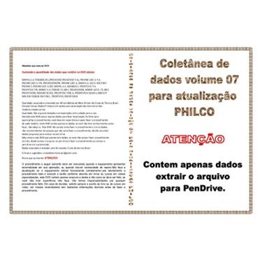Imagem de DVD Coletânea de dados volume 07 para atualização PHILCO