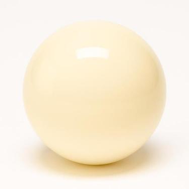 Imagem de Bola de Sinuca Avulsa Lisa Rei dos Tacos 54 mm, Branco
