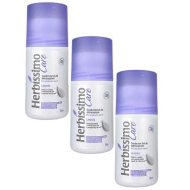 Imagem de Kit 3 Desodorante Roll-On Lavanda Herbíssimo 50Ml - Dana