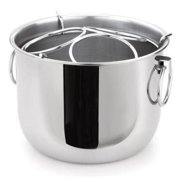 Imagem de Balde Champanheira Inox Com Grelha Separadora Divisora Destacável Para 3 Garrafas Balde De Gelo