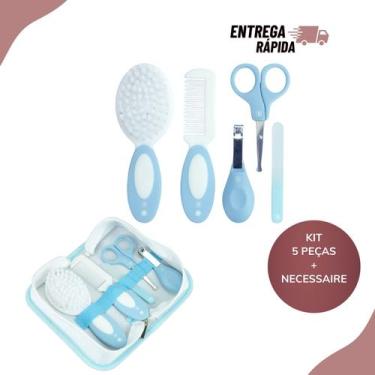 Imagem de Conjunto Pimpolho Bebê Kit Higiene 5 Peças Acompanha Necessaire Primei