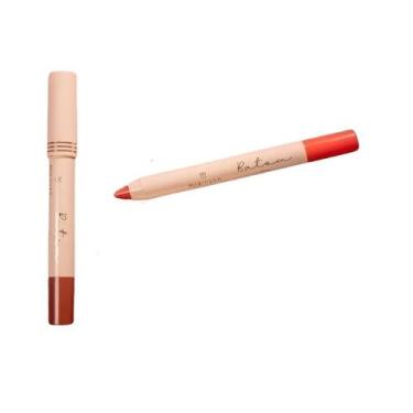 Imagem de Batom Lápis Mia Make 2g Cor:Vermelho, Vermelho