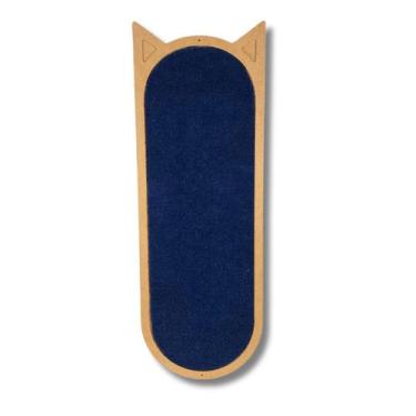 Imagem de Arranhador Para Gatos De Parede Sisal Carpete MDF Gatificação Econômic