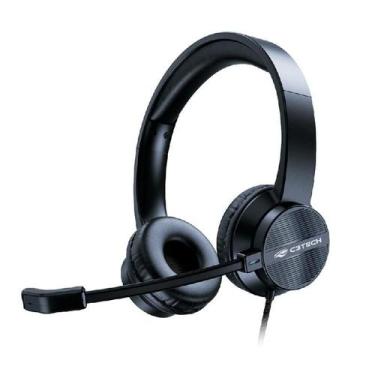 Imagem de Fone De Ouvido C3Tech Headset Usb Ph-380Bk