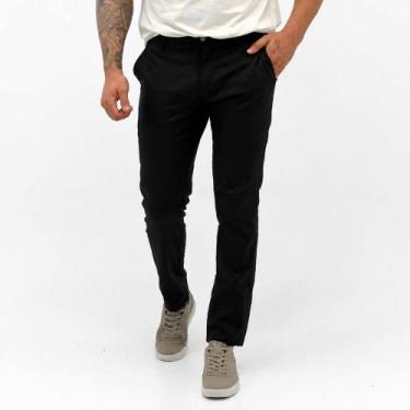 Imagem de Calça Ogochi Slim Esporte Fino Masculina, 40, Preto