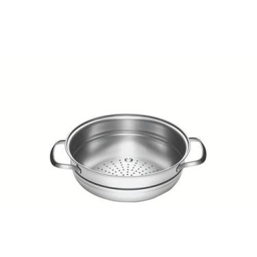 Imagem de Cozi-Vapore Tramontina Allegra 20 cm 2,2 L Aço Inox