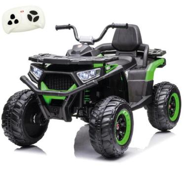 Imagem de Quadriciclo Elétrico Infantil Zippy Toys Premium 4x4 Verde 12V