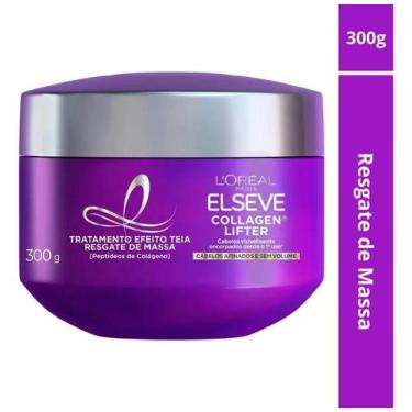 Imagem de Máscara de Tratamento Efeito Teia Resgate de Massa Elseve Collagen Lif