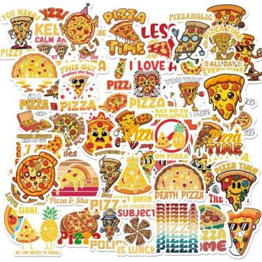 Imagem de Adesivo Eclazul 50 Unidades  Tema Pizza
