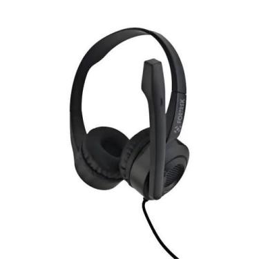 Imagem de Headset Office com Microfone Fortrek HBS102 USB Preto