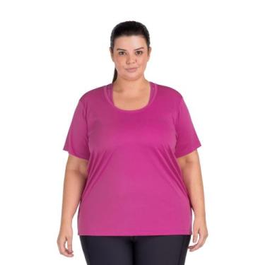 Imagem de Camiseta Essential Manga Curta Olympikus Plus Size, Roxo, G1