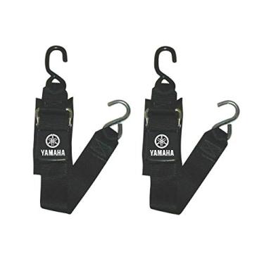 Imagem de Yamaha Boat Watercraft PWC 2' x 5.1 cm Tie Down Strap Set Par Preto SBT-TRNSM-TD-08