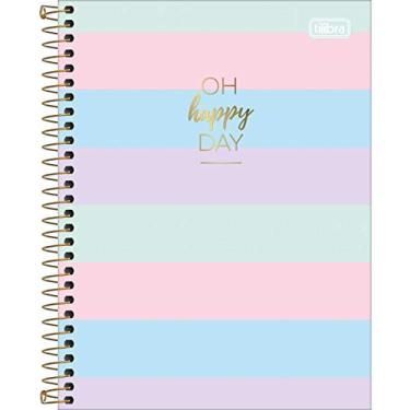 Imagem de Kit de Cadernos, Tilibra, Universitário, 1 Matéria, Capa Dura, Happy Colegial Grofado, 80 Folhas, Pacote com 4, Sortida, 31.020