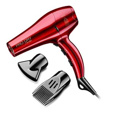 Imagem de Andis 30245 1875W Turmalina Ceramic Ionic Pro Dry Secador de cabelo profissional com 3 configurações de calor/2 configurações de velocidade - Vermelho