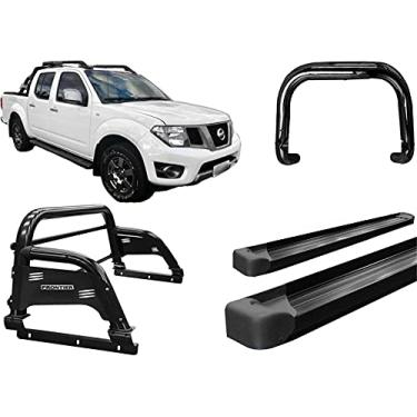 Imagem de KIT QUEBRA MATO+SANTO ANTONIO H3+ESTRIBO FONTIER 08/16 PRETO