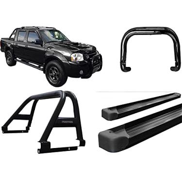 Imagem de KIT QUEBRA MATO+SANTO ANTONIO+ESTRIBO FONTIER ATÉ 2007 PRETO