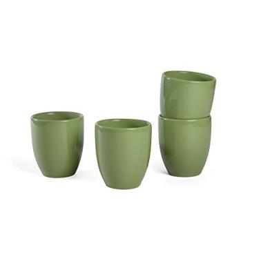 Imagem de Vasos de Vinho, Coleção Ervas, 4 unidades, Verde Seco, Acervo Panelinha