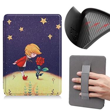 Imagem de Capa macia de 6 polegadas para Kindle Basic (apenas para 10ª geração de 2019, modelo J9G29R) com Auto Wake/Sleep, capa protetora à prova d'água com alça de mão